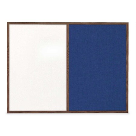 United Visual Products Slim Style Indoor Enclosed Radius Corkbo UVRDS48SB-SATIN-CLOUD